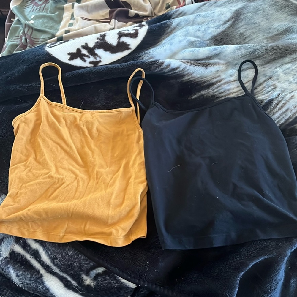 2 crop tanks